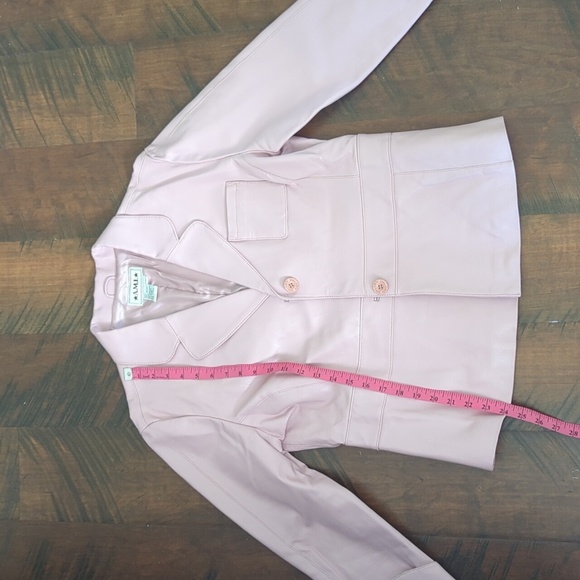 AMI Heather Leather Jacket, US L - Picture 5 of 6